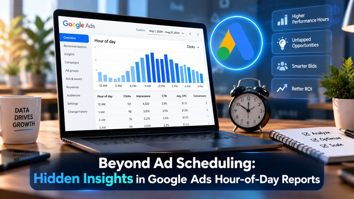 Beyond Ad Scheduling: Hidden Insights in Google Ads Hour-of-Day Reports