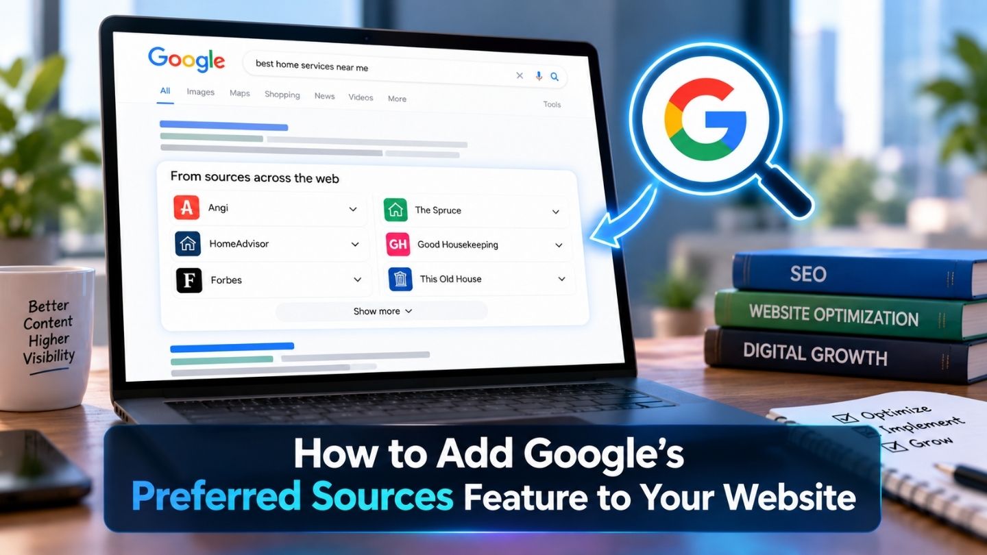 How to Add Google's Preferred Sources Feature to Your Website