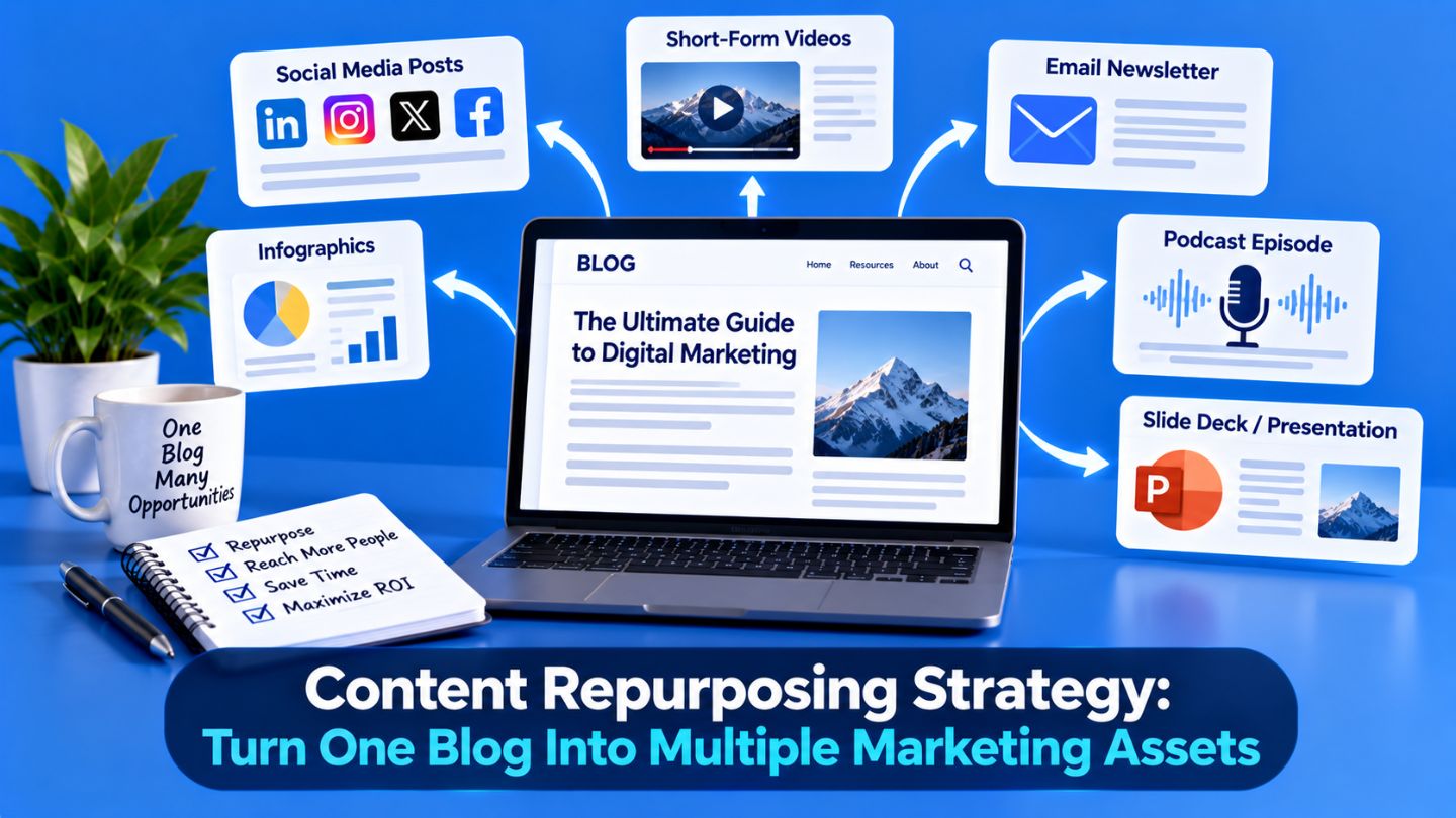 Content Repurposing Strategy: Turn One Blog Into Multiple Marketing Assets
