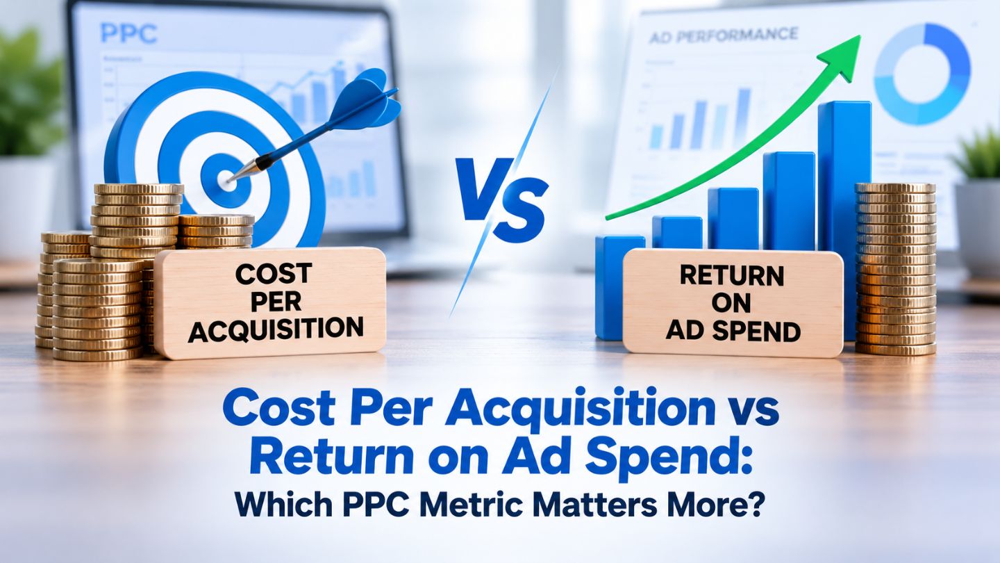Cost Per Acquisition vs Return on Ad Spend: Which PPC Metric Matters More?