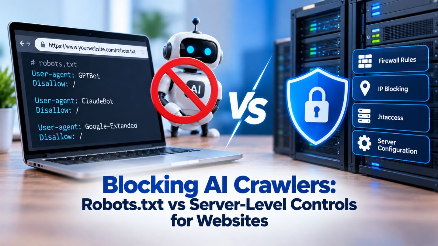 Blocking AI Crawlers: Robots.txt vs Server-Level Controls for Websites