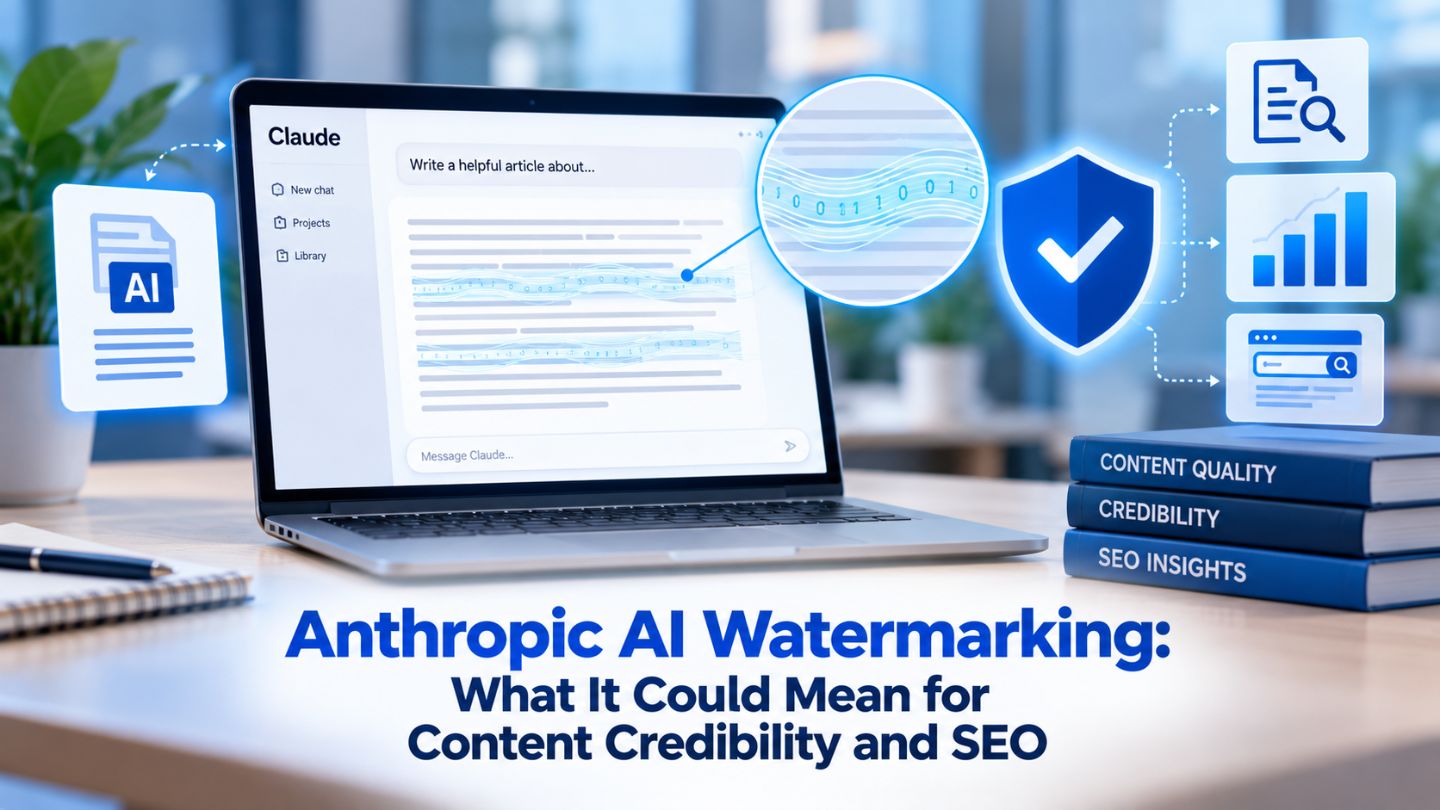 Anthropic AI Watermarking: What It Could Mean for Content Credibility and SEO