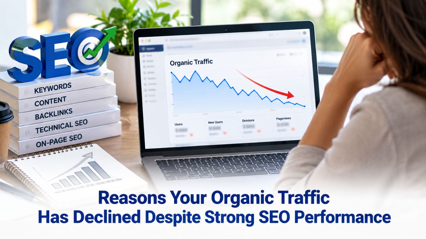 Reasons Your Organic Traffic Has Declined Despite Strong SEO Performance