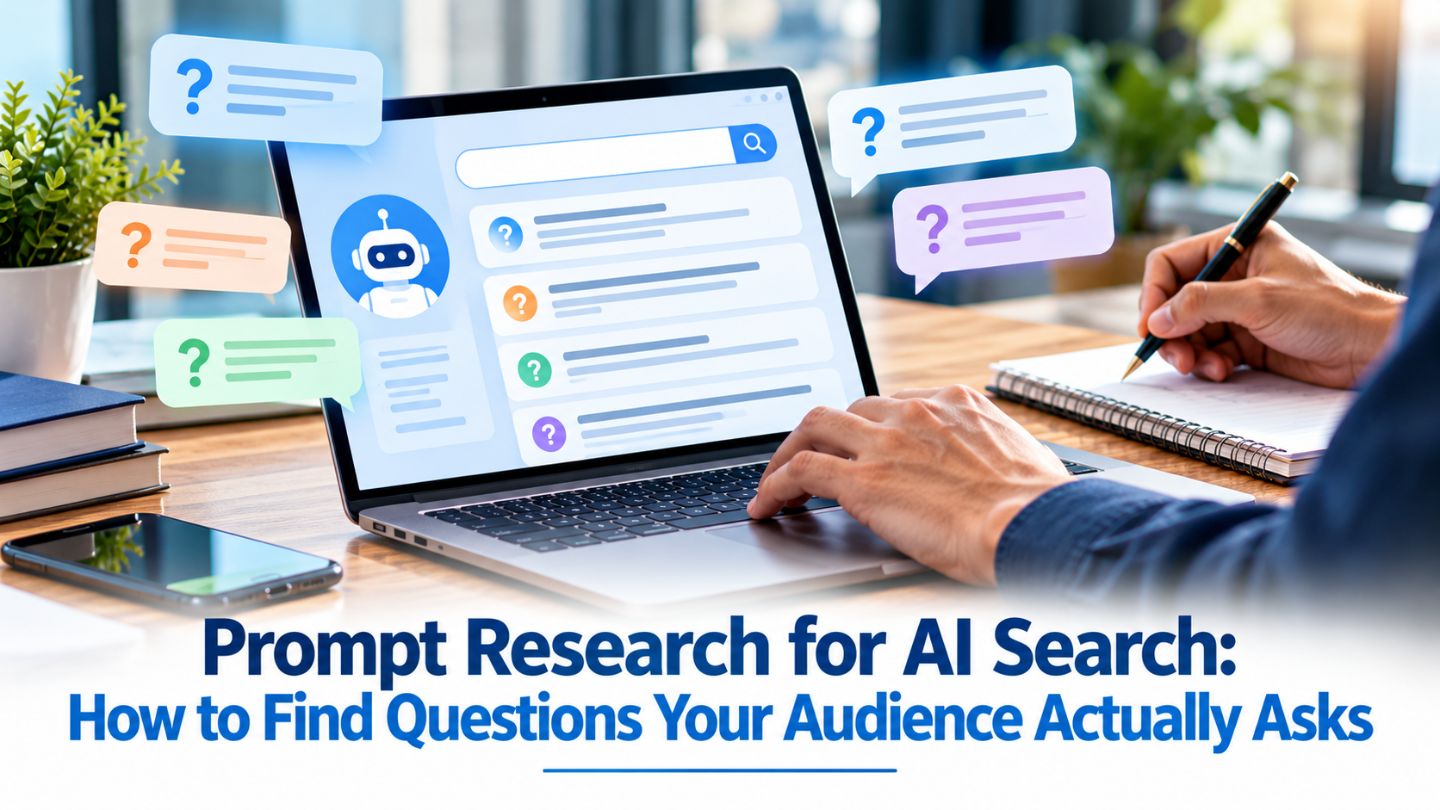 Prompt Research for AI Search: How to Find Questions Your Audience Actually Asks
