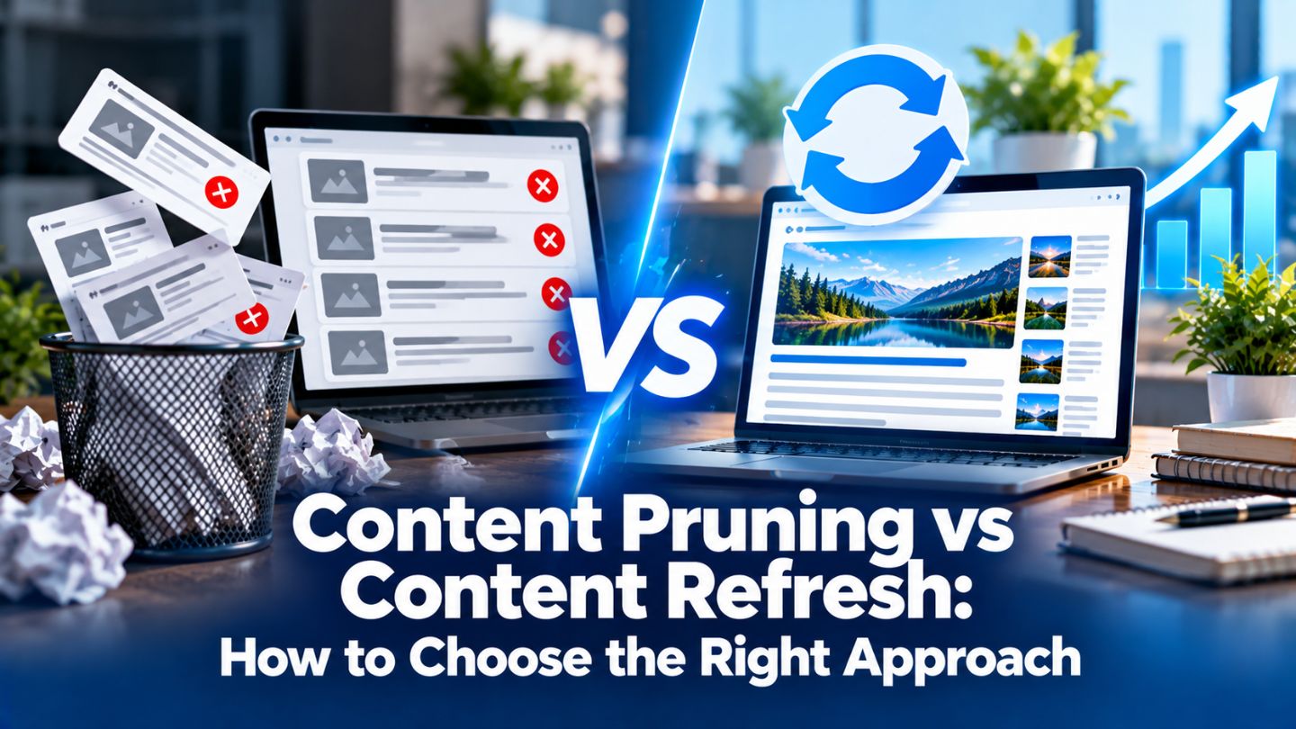 Content Pruning vs Content Refresh: How to Choose the Right Approach