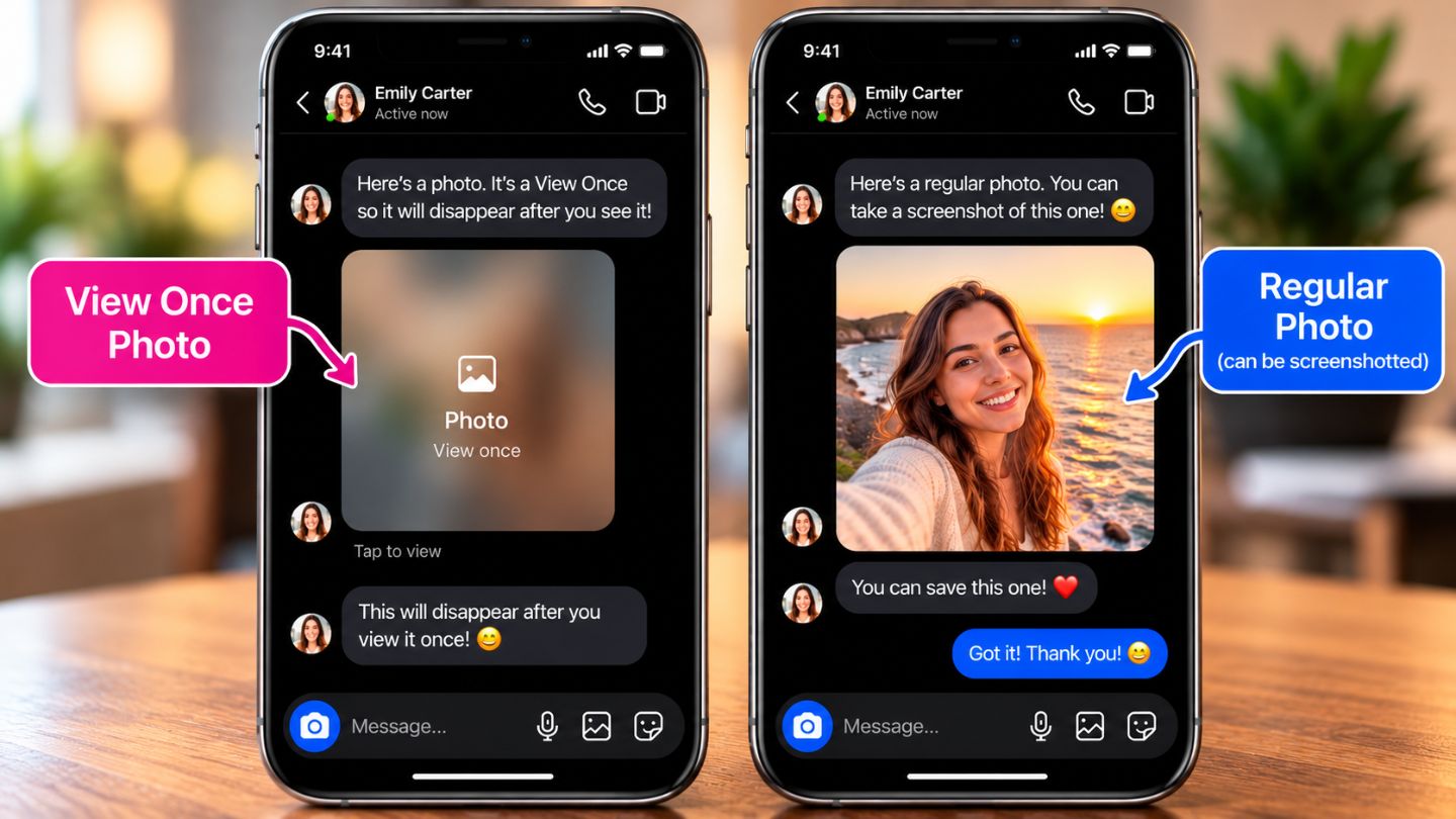Disappearing Photos and Videos: The Real Exception