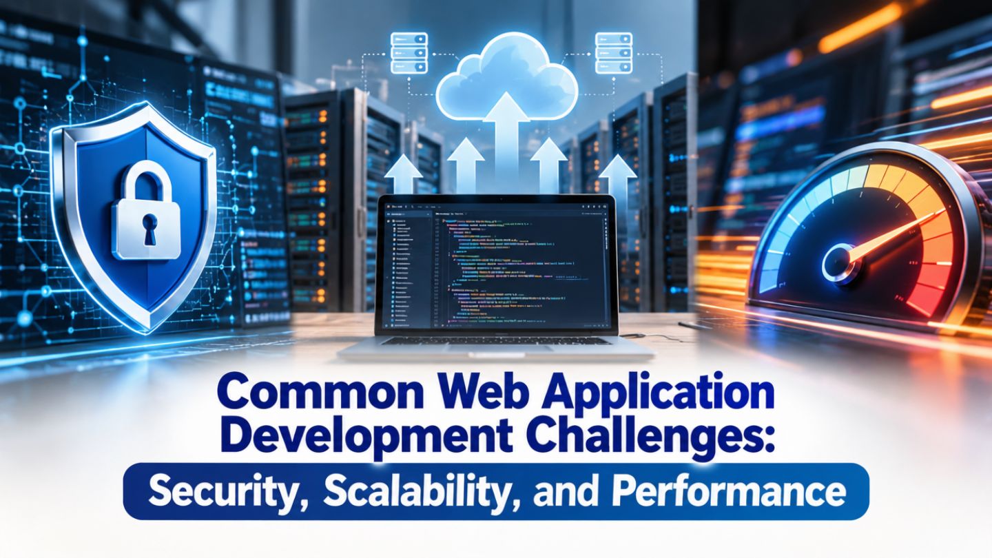 Common Web Application Development Challenges: Security, Scalability, and Performance