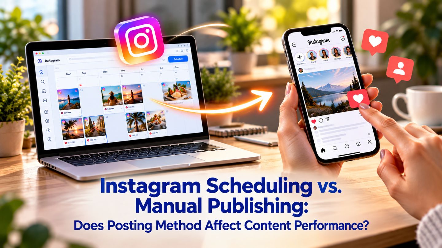 Instagram Scheduling vs. Manual Publishing: Does Posting Method Affect Content Performance?
