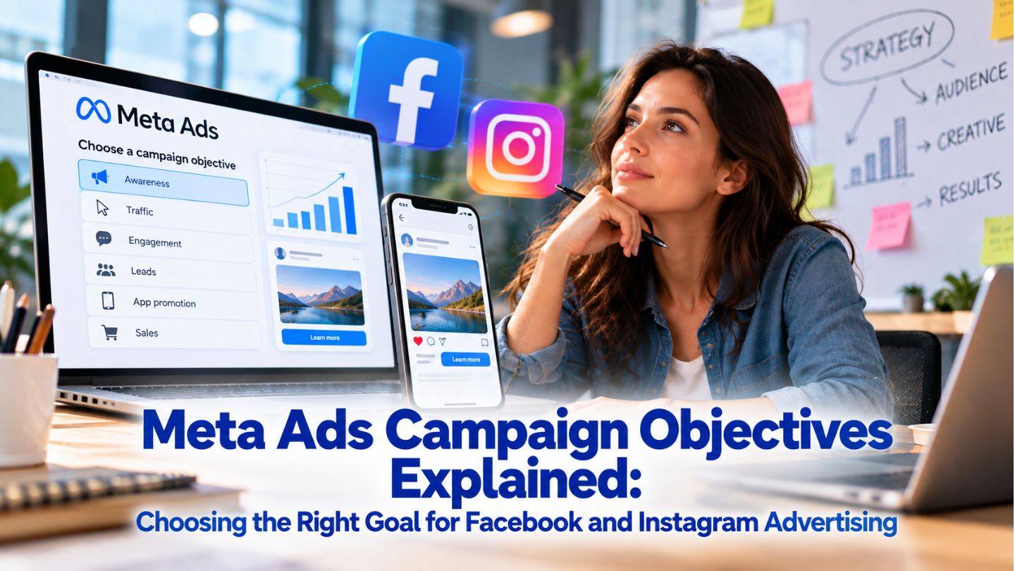 Meta Ads Campaign Objectives Explained: Choosing the Right Goal for Facebook and Instagram Advertising